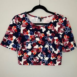 Express Floral Crop Top